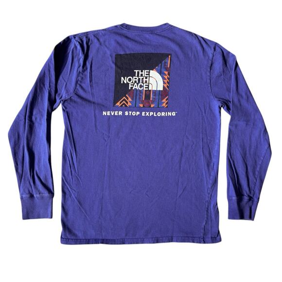 The North Face ‘92 Rage Retro Collection Box Logo Long Sleeve Tee T-Shirt - Picture 1 of 8
